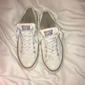 White Low Top Converse